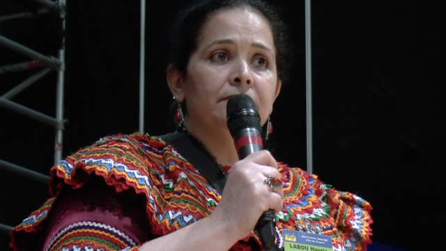 Houria Labou, présidente de l’association Idlès